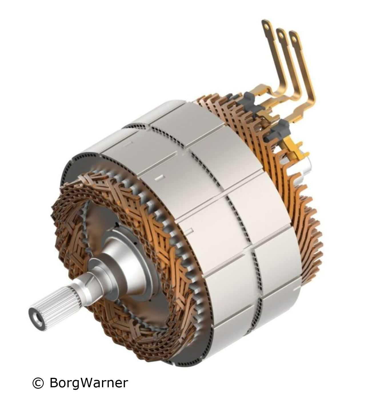 BorgWarner Produces Stators and Rotors for Xpeng